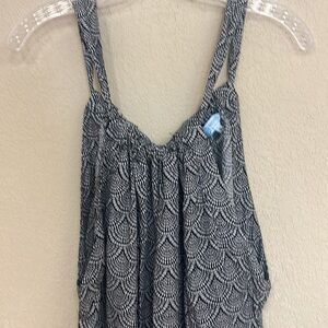 Escapada Charcoal Patterned Maxi Dress